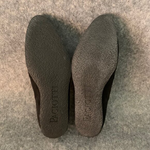 Cesare Paciotti Men's Black Leather Slip On Suede Loafers Shoes - Picture 12 of 12